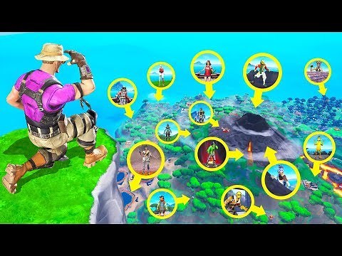 Fortnite HIDE & SEEK with 100 Players! (Fortnite Creative)