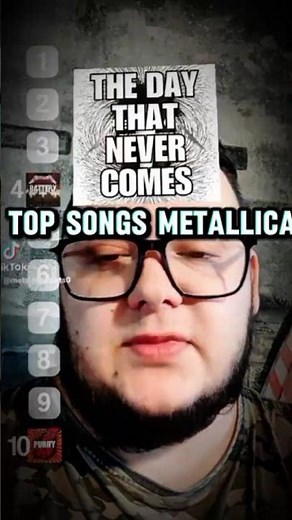 Top Songs Metallica Мой Топ Песен Металлика #metallica#шортс#шортс#металлика#рокмузыка#рок#топ#90s