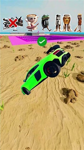 Italian Brainrot Funk vs Jump Challange - BeamNG.Drive #italianbrainrot