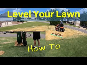 Easy Guide - How to Level Lawn with Sand