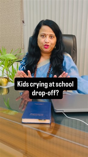 Bhavana Kulshrestha | Kids crying at school drop-off? School says: Do this. Yes, toddlers are crying at school drop-off these days—and the reason is obvious.... | Instagram
