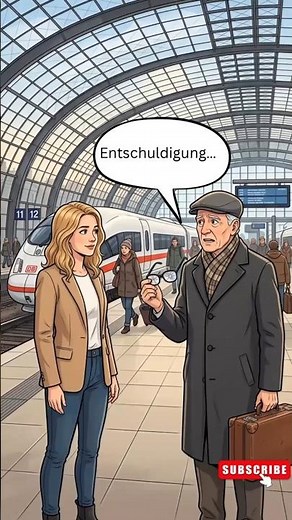 Learn German with Stories | A1 Dialogue at Berlin Hauptbahnhof