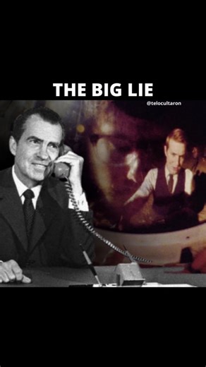 UAPs Today 🛸 on Instagram: "It wasn’t just a call—it was theater. As the world watched the first men on the Moon, President Nixon picked up the phone and spoke to them across the void. Behind the famous photo of the lunar surface, the moment became a symbol of power, politics, and spectacle. 🕯 Not communication. Performance. - The “long-distance call” was framed as a triumph of technology, yet it was more about image than dialogue. - Nixon’s words echoed across television screens, reinforcing