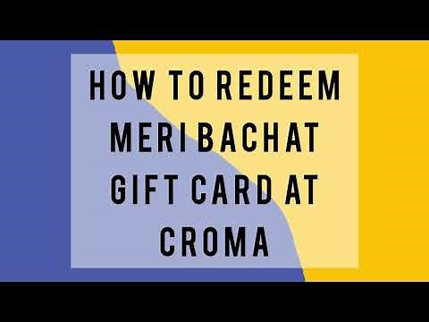 How to Redeem Croma Gift Card