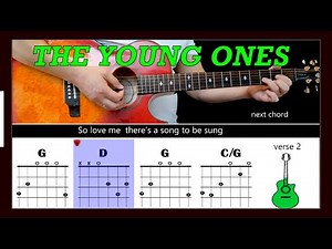 THE YOUNG ONES - Cliff Richard - Guitar play along on acoustic guitar with chords & Lyrics