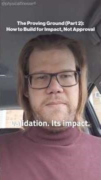 The Proving Ground (Part 2): How to Build for Impact, Not Approval