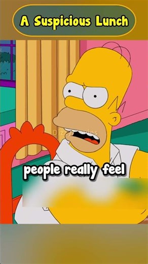 Homer Simpson and the Lunch with a Twist #simpsons