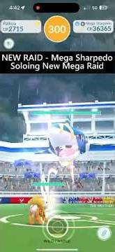 Mega Sharpedo Solo Raid Victory in Pokemon Go!