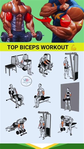 TOP Biceps Workout 🔥 Build BIG & PEAK Biceps FAST 💪