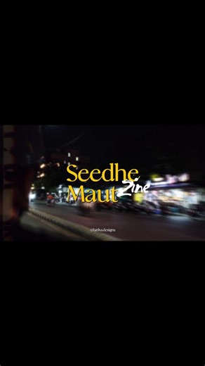 Latika Katole on Instagram: "Music has always been my inspiration. I wanted to begin a personal project, so I picked one of my favourite @seedhemaut songs and made a zine out of it. Kept the style retro old Bollywood poster fonts and vibe, because the music video also uses a lot of that visual language. #seedhemaut #dhh #tbsm #explorepage #fypage (Edit, zine, seedhemaut, tbsm) @encoreabj @theycallmecalm"