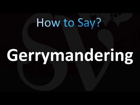 How to Pronounce Gerrymandering (CORRECTLY!)