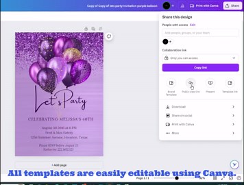 Editable Retirement Party Invitation Template, Pink and Gold Floral, Printable - Etsy