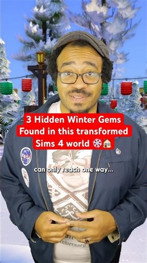 Sims 4 Winter Wonderland – 3 Magical Hidden Builds! #sims4