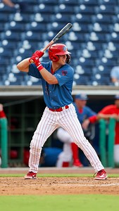 First home hit of the year goes to Joel Dragoo 👏 | Clearwater Threshers Baseball