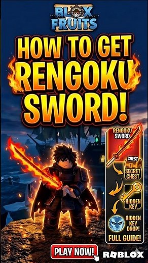 How to get rengoku sword in blox fruit #roblox #bloxfurit