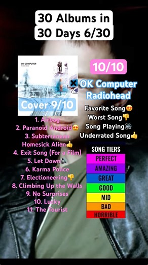 OK Computer by Radiohead #albumreview #album #music #radiohead #rock