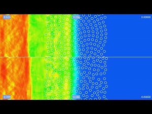 Wave protection comparison 8: "golden spiral" versus Poisson disc sampling with a step input