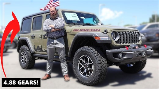 Today I drive and review a 2025 Jeep Wrangler Rubicon with 4.88 gears! Jeep Sandy: https://www.lhmchryslerjeep.com/ Learn How To Save Time And Money The Next Time You Buy A Car: https://benjaminhardy.podia.com/learn-how-to-shop-for-a-car-like-a-pro | Ben Hardy Cars
