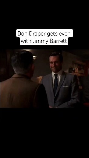 Don Draper punches Jimmy Barrett. #madmen #dondraper #rogersterling #AMC