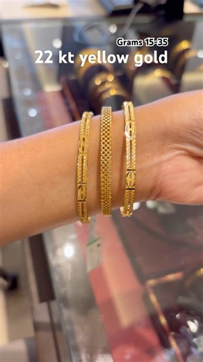 Top Trending Bangles For Daily Use 💫You Need These (Grams 15-35) #jewellery #shorts