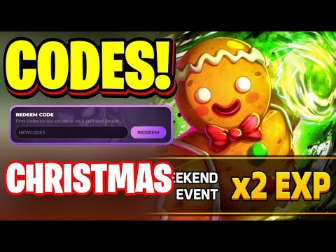 *NEW* ALL CHRISTMAS UPDATE CODES FOR PROJECT SMASH! ROBLOX PROJECT SMASH CODES