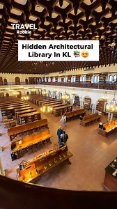 Hidden architectural library in KL 📚😍 📍Syed Muhammad Naquib al-Attas Library 💰Free admission | Travel Rookie