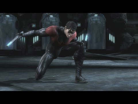 Injustice Gods Among Us classic battle - Nightwing