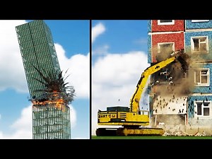 Realistic Building Demolition / Teardown 😱