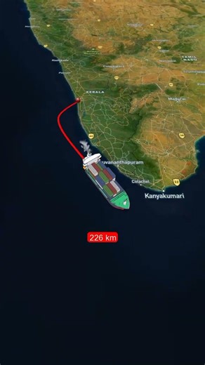 Container Ship Journey from Kerala to Colombo 🇮🇳➡️🇱🇰 | समुद्र का सफर #adamsbridge #adamspeak
