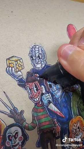 OrangeMonkeyArt on TikTok