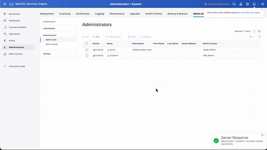 Enable REST API Services on ISE - Cisco Video Portal