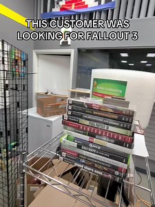 Fallout 3 Retro Gaming Setup at Game Store