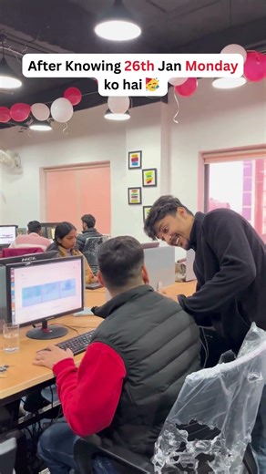 When Employees Realize 26th January Falls on a Monday 😄 | Corporate Office Reaction #26january