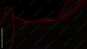 Animated chrome female with glow effects. 3d-rendering. Live Texture