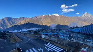 #Lukla Airport, officially called Tenzing–Hillary Airport, is a famous airport in Lukla, Nepal. Here’s a clear overview: ✈️ Tenzing–Hillary Airport (Lukla Airport) • Location: Lukla, Solukhumbu District, Nepal • Elevation: ~2,860 meters (9,383 ft) above sea level • Runway length: ~527 meters (1,729 ft) • Runway: Very short, steeply sloped, with a cliff at one end and a mountain at the other • IATA code: LUA ⚠️ Why it’s famous • Considered one of the most dangerous airports in the world • Landing