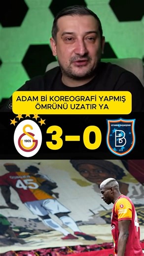 ADAM Bİ KOREOGRAFİ YAPMIŞ ÖMRÜNÜ UZATIR YA #serhatakın #galatasaray #osimhen #futbolshorts