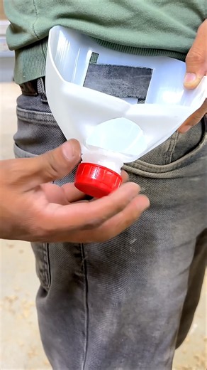 Smart Tool Organizer from Plastic Canister! 💡 #woodworking #lifehack #diy