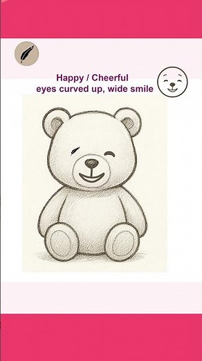 How to Draw Happy Emotions for Kids | Easy Face Expressions 😊 #lidoartworks