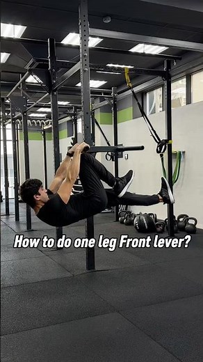 How to do one leg Front lever? #calisthenics #fitness #mobility #balancefitness #workout #sports