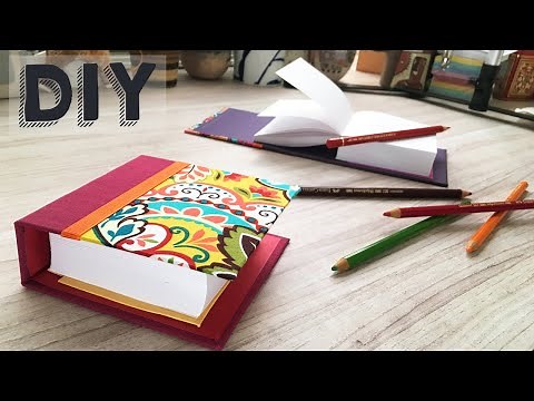 📚 DIY Easy Homemade NOTEBOOK 👉 Binding LOOSE LEAF