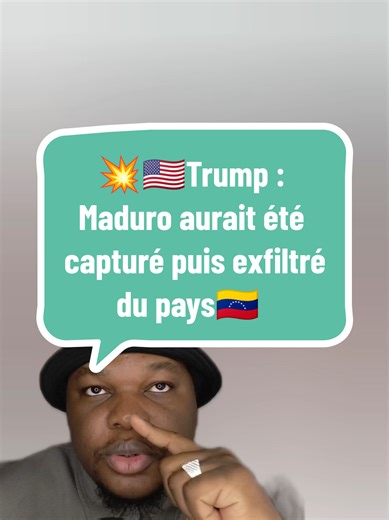 💥🇺🇸Trump : Maduro aurait été capturé puis exfiltré du pays🇻🇪 #donaldtrump2024 #venezuelatiktok #venezuela🇻🇪 #francetiktok🇨🇵 #francetiktok🇫🇷