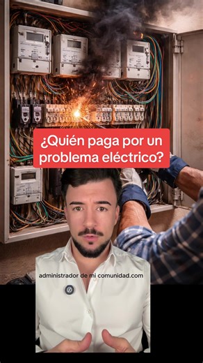 ¿Quién tiene que pagar por un problema eléctrico, la comunidad o yo? #parati #propietario #legal