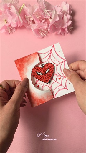 Best gift card 🕷✨️ #diy #cards #romantic