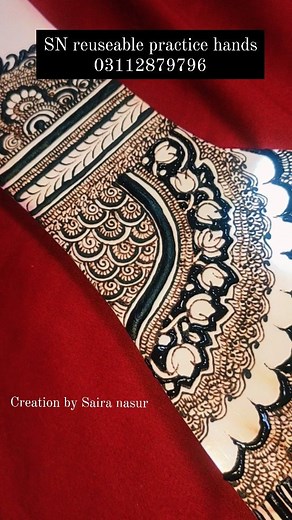 ORDER now High quality 3D hands and foot for mehndi practice 03112879796 | Creation by Saira Nasir
