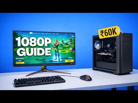 Rs 60,000 Full Gaming PC RTX 3060 12GB 🔥 With Monitor And Keyboard Mouse