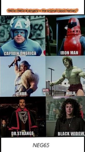 “When Marvel Looked VERY Different… The Retro Hero Era 😂🔥” #marvel #yt #mcu #avengers #marvelstudios