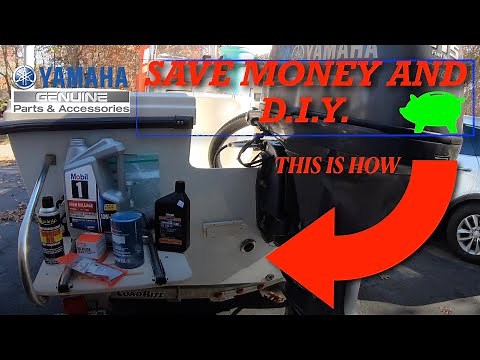 Yamaha F115 Oil & Fuel Filter Change