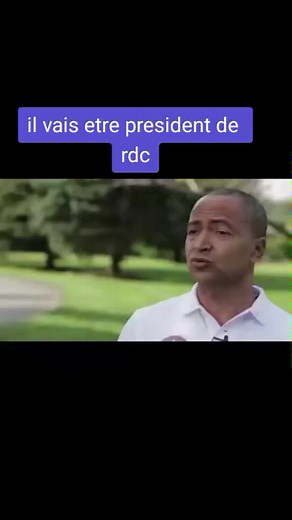 Man Discusses Future Presidential Plans for RDC