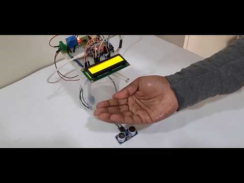 DIY ESP32 Based Automatic Hand Sanitizer Dispenser with COVID19 (Corona Virus) Live Updates