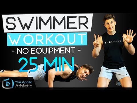 25 Minute Dryland Workout For Swimmers | No Equipment